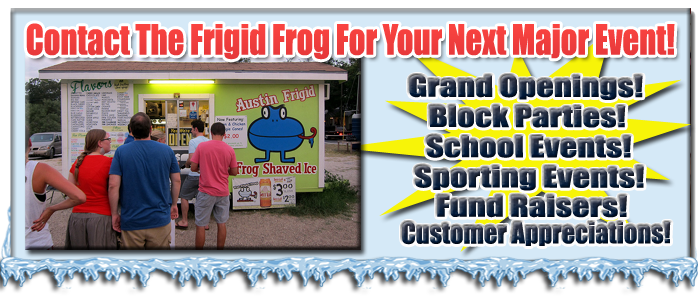 Frigid Frog Parties & Events!